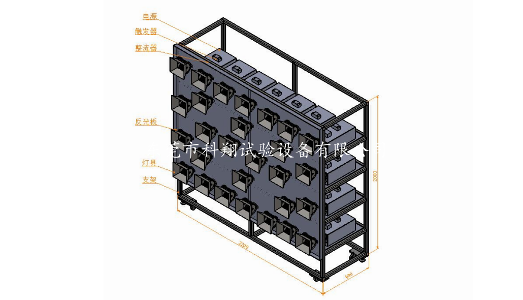 电池组件脉冲太阳模拟器